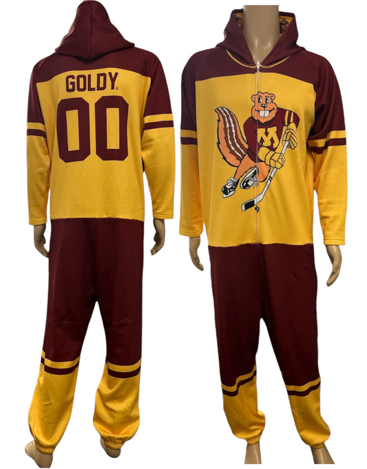 University of Minnesota Golden Gophers Official Hockey logo Full Jumpsuit