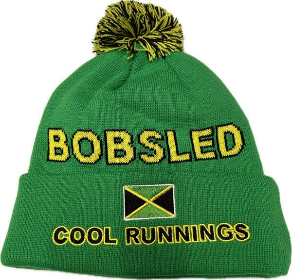 Cool Runnings Movie Jamaica Bobsled Official Knit Cap