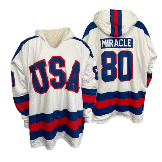 USA Hockey Miracle on Ice Jersey Reversible Colorblock Hoodeez