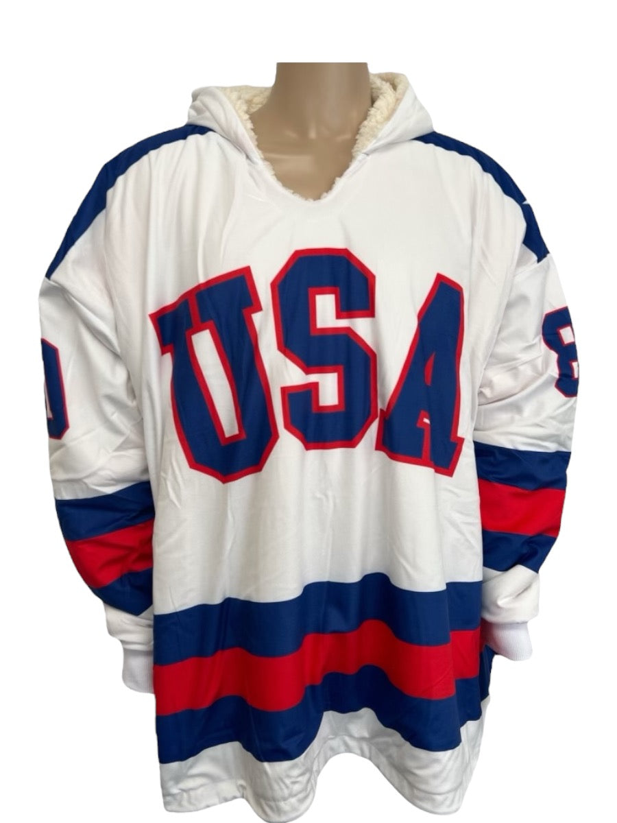 USA Hockey Miracle on Ice Jersey Reversible Colorblock Hoodeez