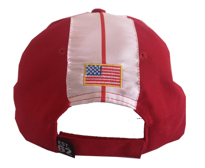 Shelby Cobra Official Red Hat- White stripes