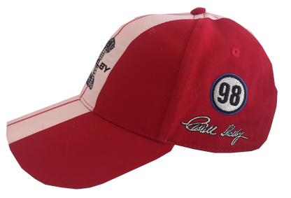 Shelby Cobra Official Red Hat- White stripes