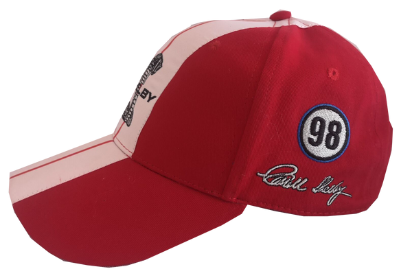 Shelby Cobra Official Red Hat- White stripes