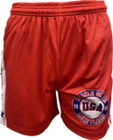 Miracle on Ice hockey pants replica shorts – Red