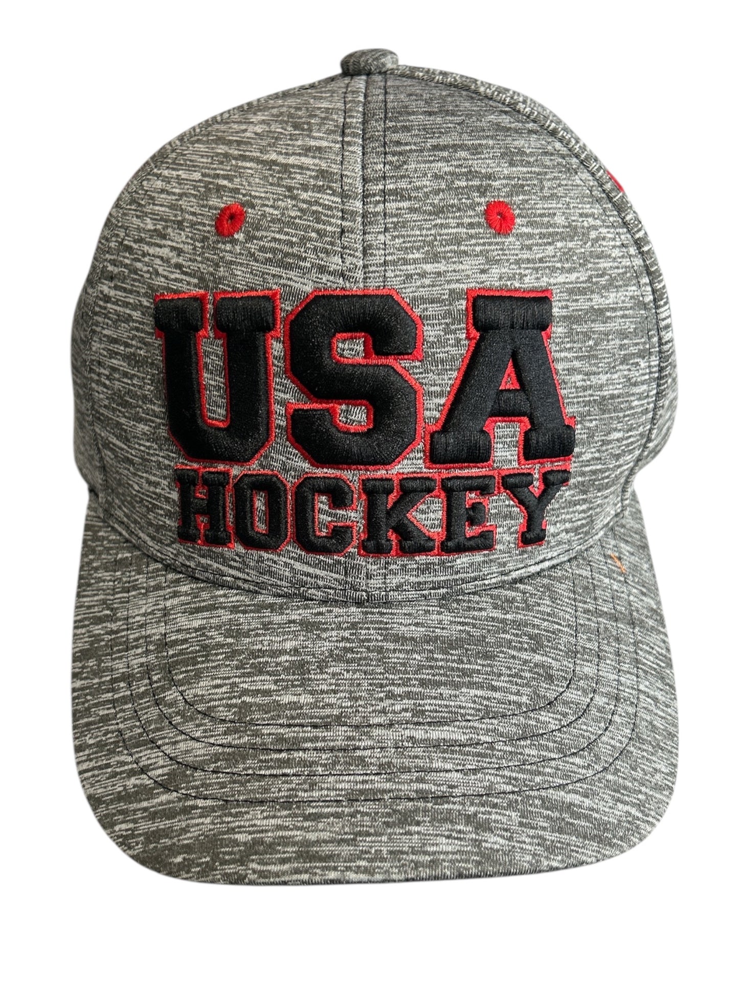 USA Hockey Official Licensed Gray Heather Cap