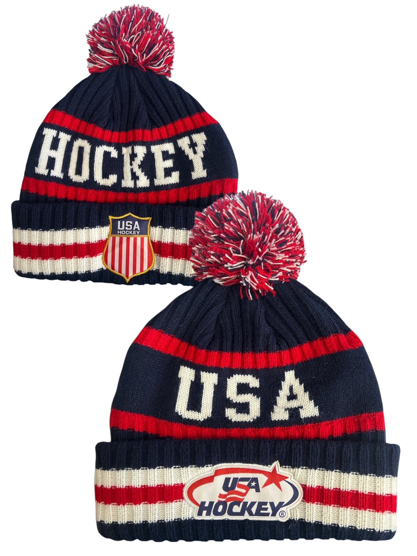 USA Hockey Shield  Official Licensed Navy Knit Hat