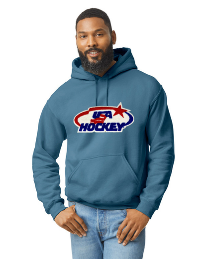 Official USA hockey Chenille Logo hoodie