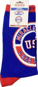 USA Hockey Miracle on Ice 1980 Authentic Crew Sock