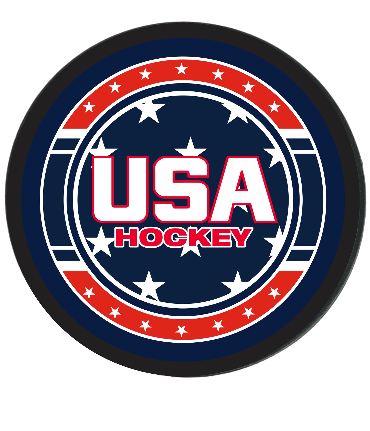 USA Hockey Puck