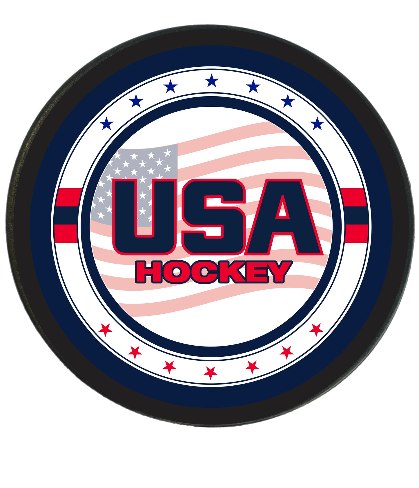 USA Hockey Puck