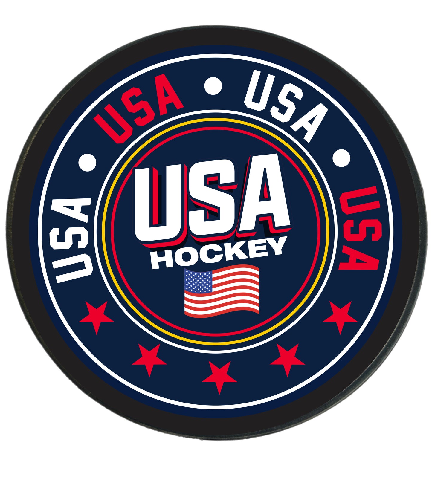 USA Hockey Puck