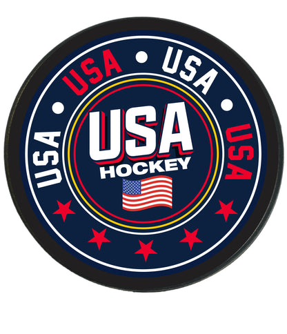 USA Four Country Hockey Puck