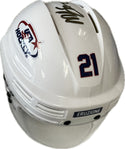 Mike Eruzione USA Hockey Miracle on Ice White Mini Hockey Helmet Hand Signed