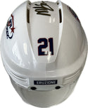 Mike Eruzione  Miracle on Ice White Mini Hockey Helmet Hand Signed