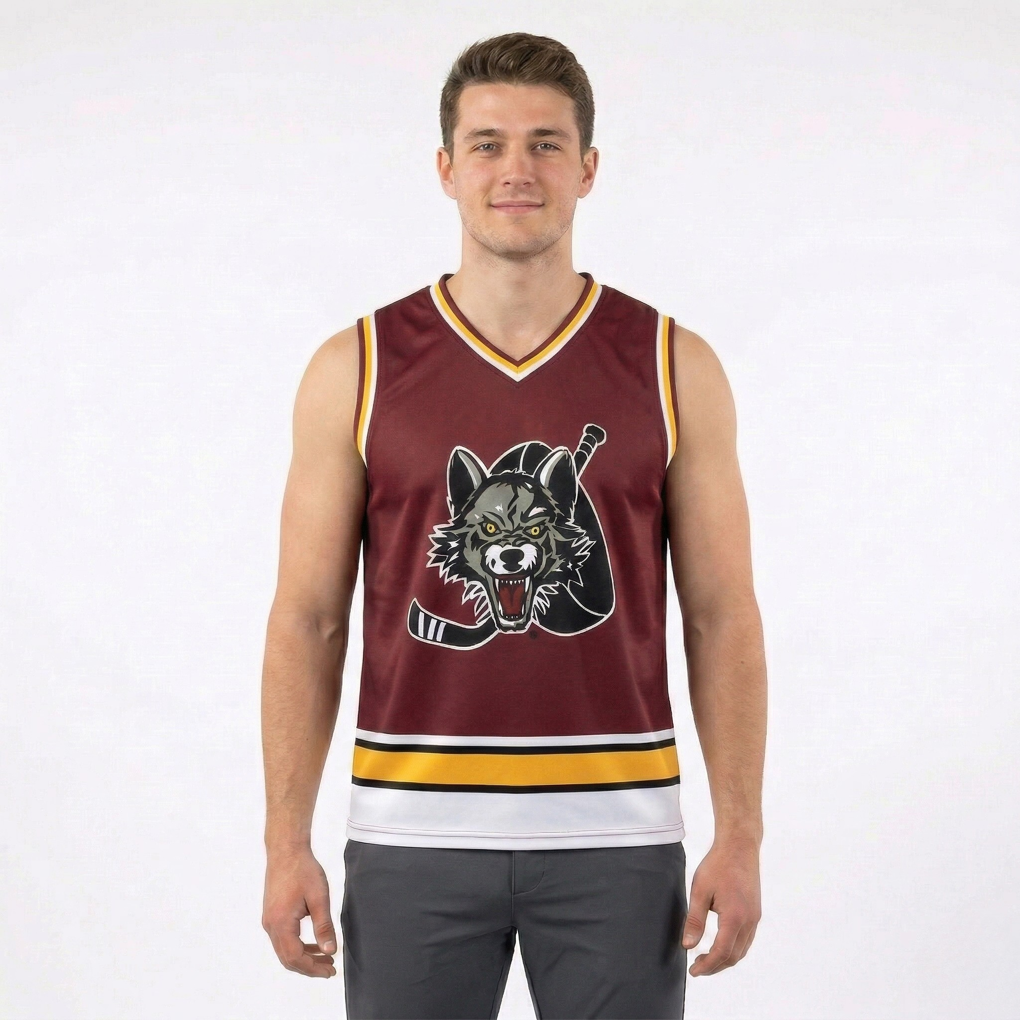 Chicago Wolves AHL Licensed Replica Jersey Performance Men's Tank