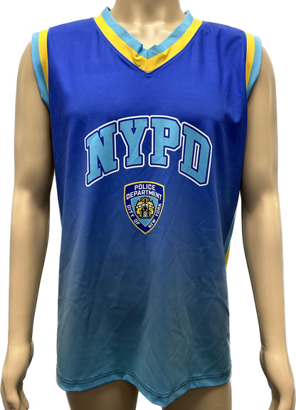 NYPD 23 Official 9/11 Memorial Basketball Jersey To Commemorate The 23 Lives Lost