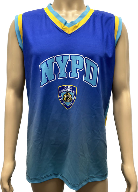 NYPD 23 Official 9/11 Memorial Basketball Jersey To Commemorate The 23 Lives Lost