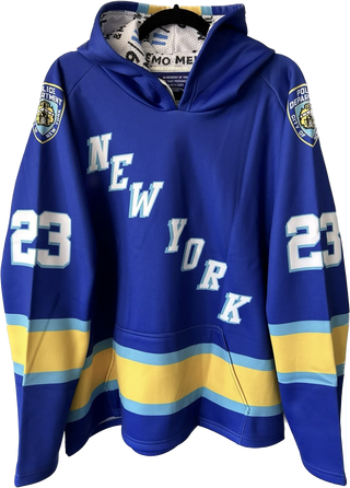 NYPD 23 Official 9/11 Memorial Hockey Hoodie To Commemorate The 23 Lives Lost