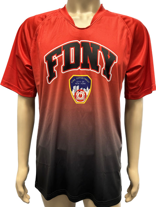 FDNY 343 Official 9/11 Memorial Soccer Jersey to Commemorate The 343 Lives Lost