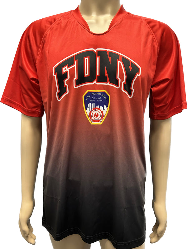 FDNY 343 Official 9/11 Memorial Soccer Jersey to Commemorate The 343 Lives Lost - SHIP BY 12/1