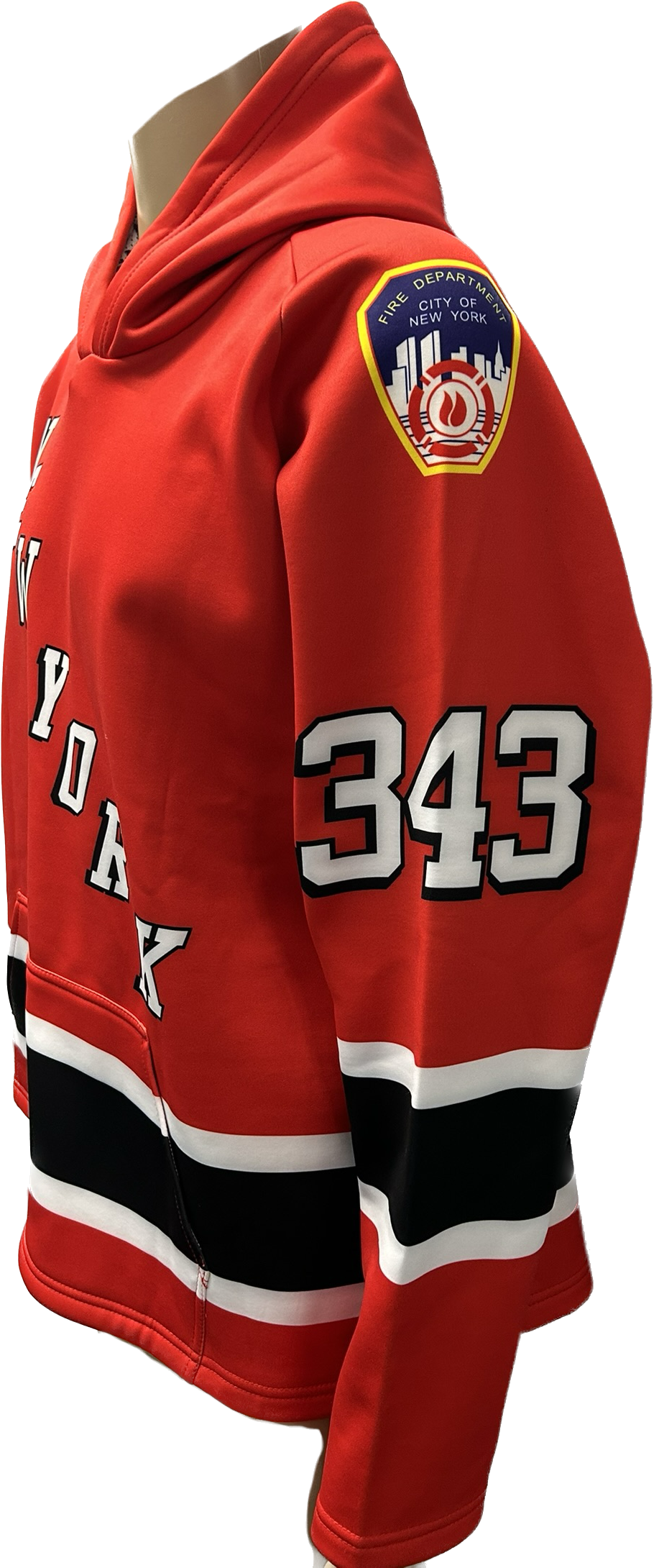 FDNY 343 Official 9 11 Memorial Hockey Hoodie to Commemorate The 343 L Lowsportgear