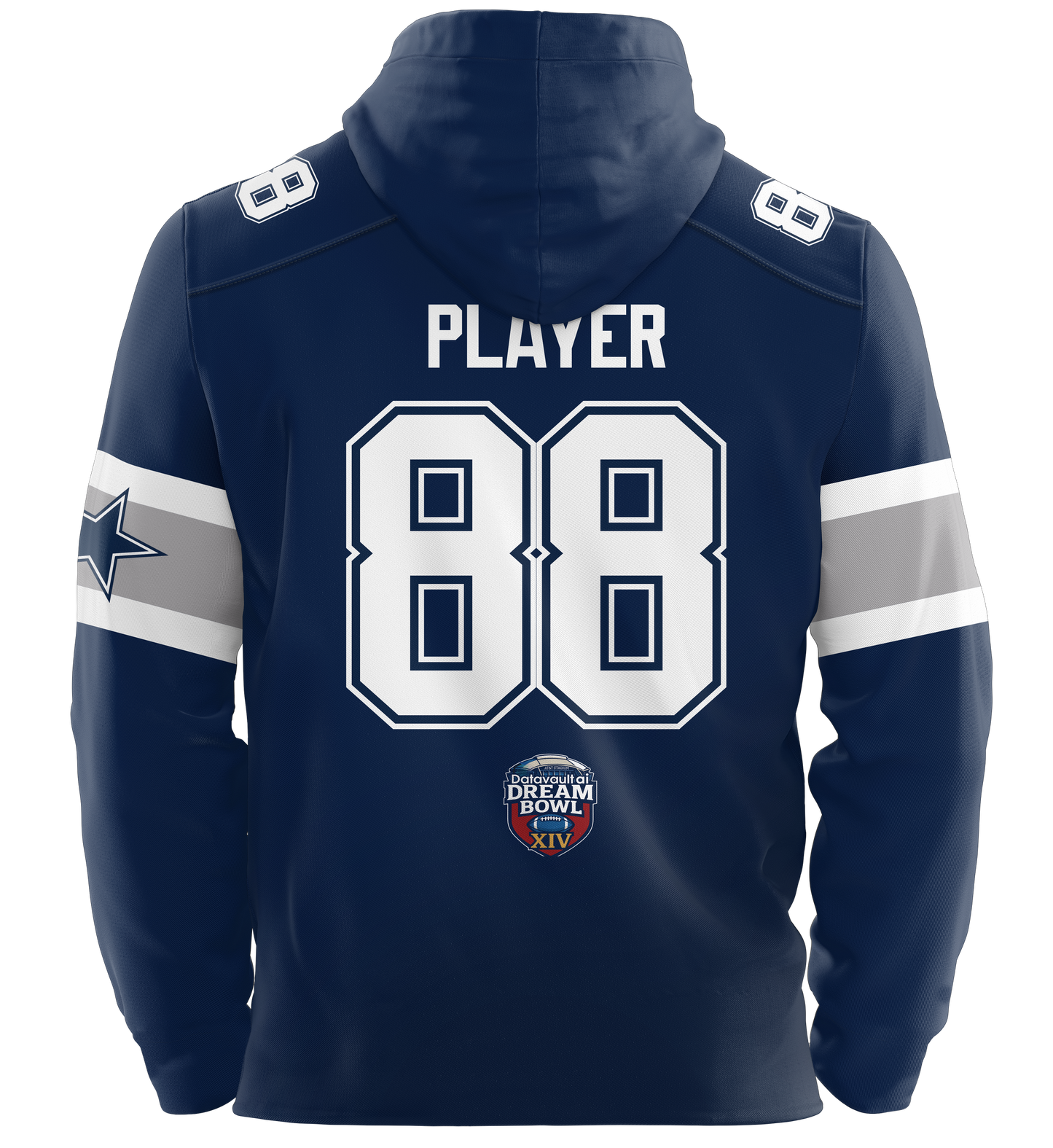 Dream Bowl Patriots Performance Lightweight Hoodie - Personalized - Order by 12/20 and receive 1/8