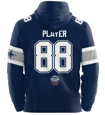 Dream Bowl Patriots Performance Lightweight Hoodie - Personalized - Order by 12/20 and receive 1/8