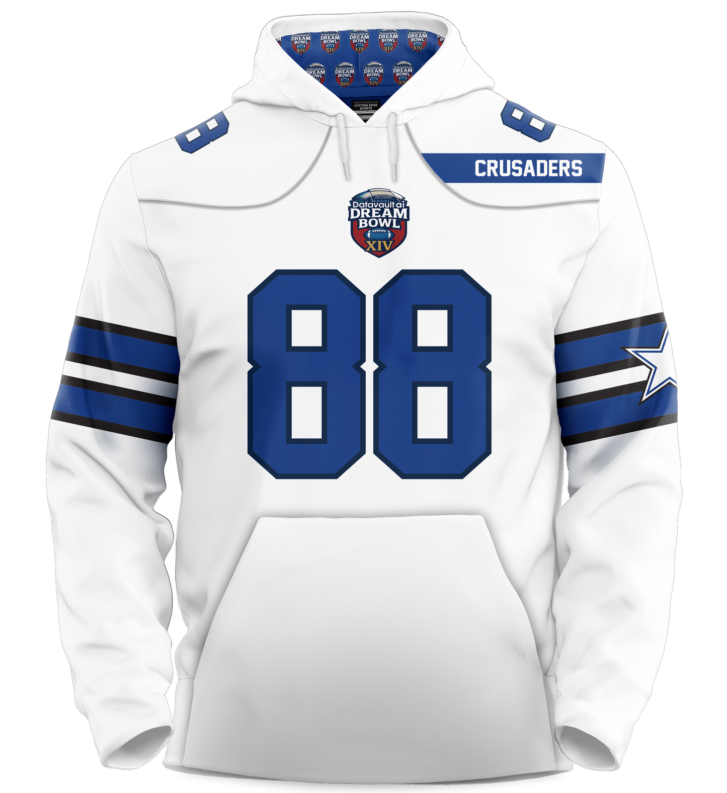 Dream Bowl Crusaders Performance Lightweight Hoodie - Personalized  - Order by 12/20 and receive 1/8