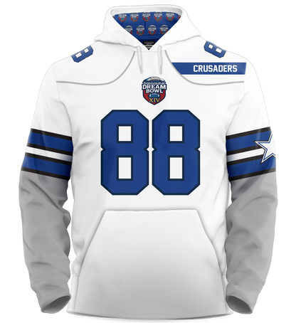 Dream Bowl Crusaders Performance Heavyweight Jersey Hoodie - Personalized - Order by 12/20 and receive 1/8
