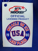 USA Hockey Adult Miracle on Ice 1980 Team Jersey Authentic 1/4 Zip Pullover 2XL- White
