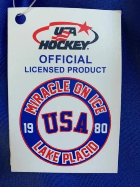 USA Hockey Miracle on Ice 1980 Official Hoodie Customized Adult - Royal