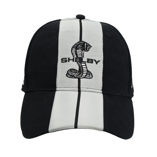 Shelby Cobra official Hat Grey Stripes- Black