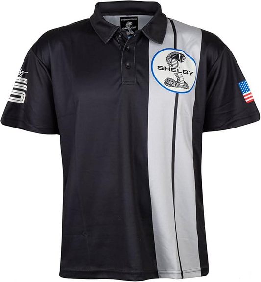 Shelby Cobra Performance Polo - Black