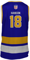 Slapshot Chiefs Performance Tank Top Royal Blue -  Hanson #18