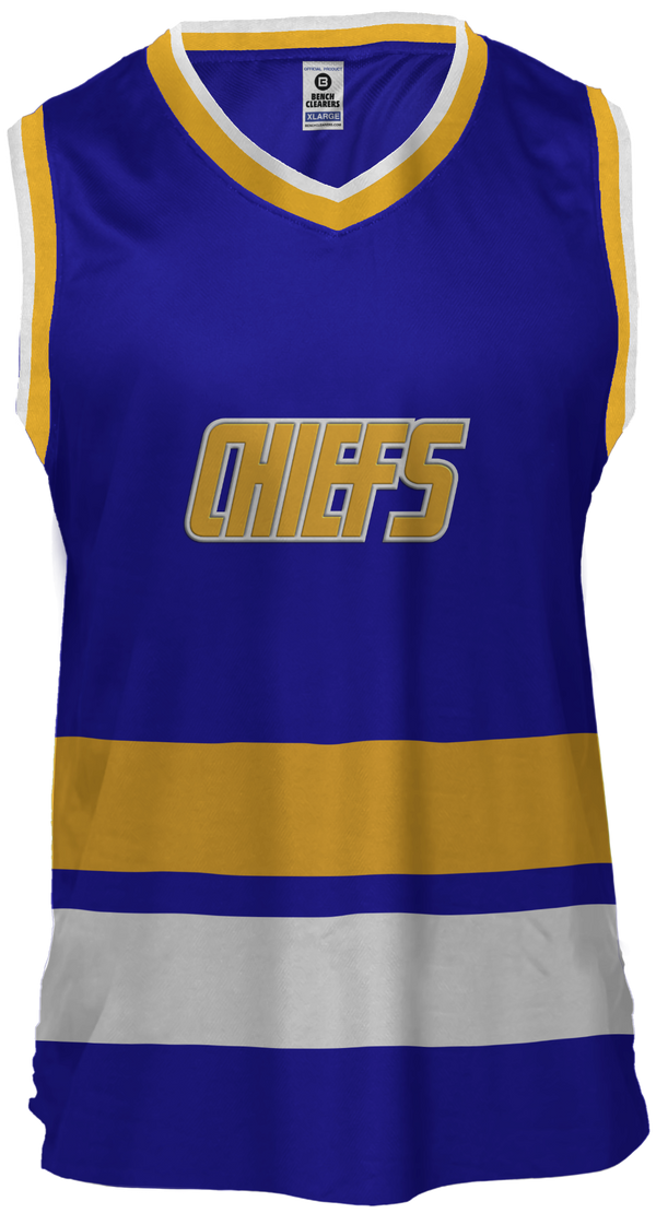 Slapshot Chiefs Performance Tank Top Royal Blue -  Hanson #18