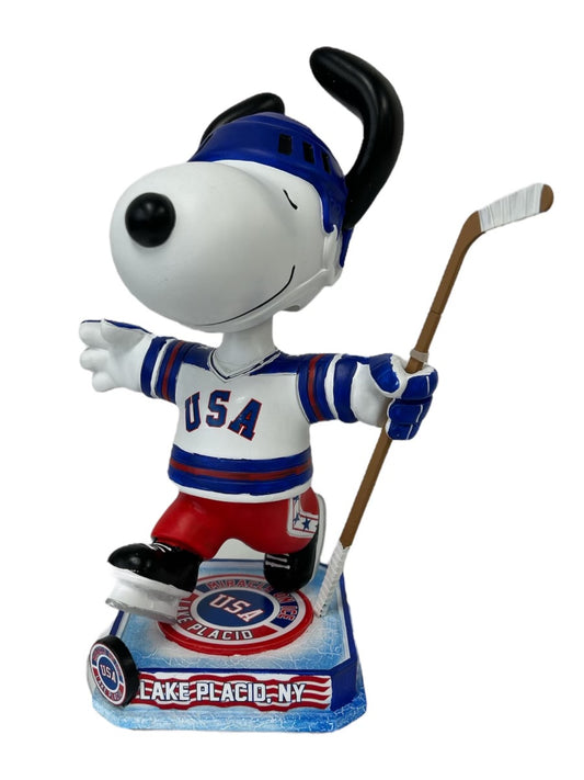 Snoopy USA Hockey Miracle on Ice Officially Licensed 8 Inch. Bobblehead