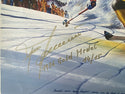 Franz Klammer 1976 Olympic Gold Medal Lithograph Hand Signed