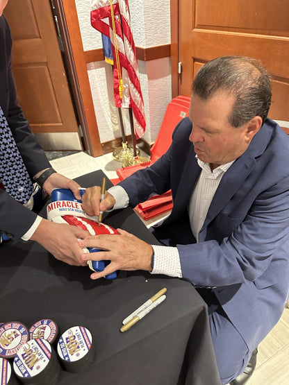 Mike Eruzione Miracle on Ice 1980 Replica Hockey Glove Hand Signed