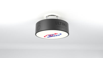 USA Hockey logo Puck Light Fixture