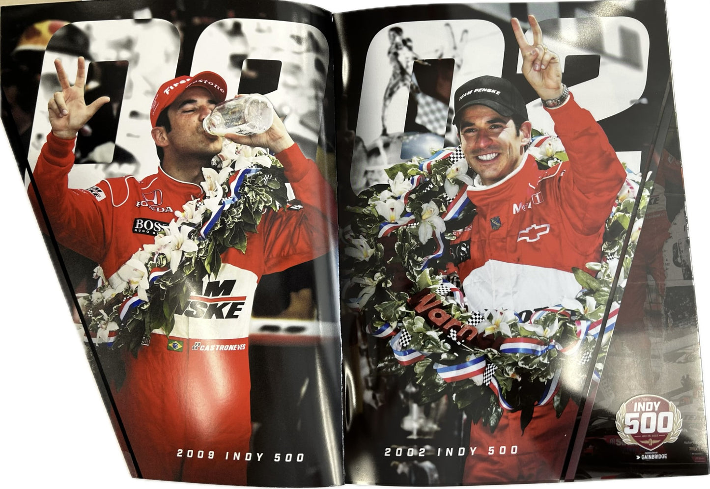 Helio Castroneves  Signed Indy 500 2022 Program - Only 5 available