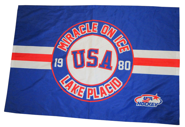 USA Hockey Miracle on Ice 1980 Authentic Team Flag