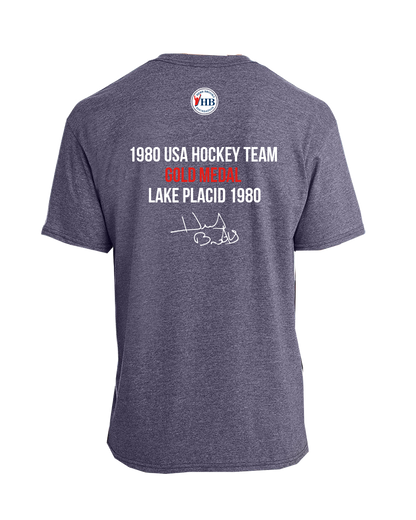 Herb Brooks Again Again Again Miracle on Ice Tee  - Ht Sport Dark Navy