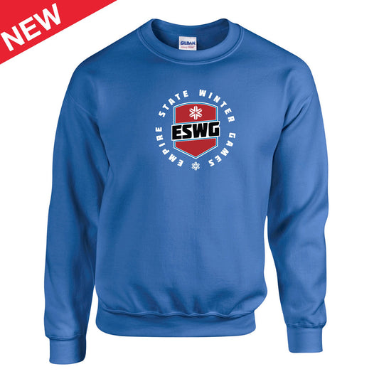 Empire State winter games Athlete Crew Neck Sweatshirt - Blue