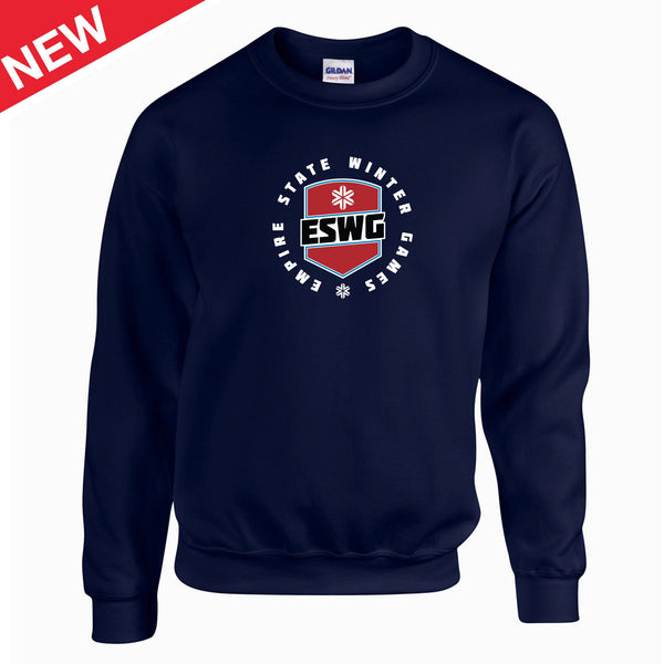 Empire State winter games Athlete Crew Neck Sweatshirt - NAVY