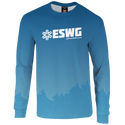Empire State winter games Performance L/S Tee - Blue Fade