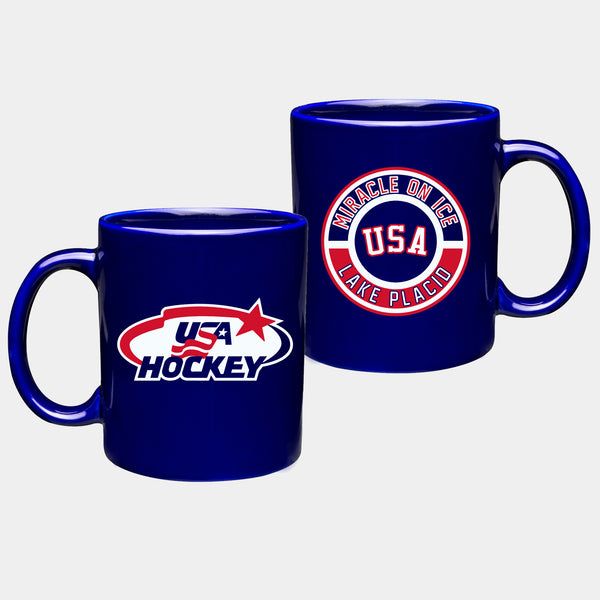 USA Hockey Miracle on Ice 1980 Coffee Mug- Blue