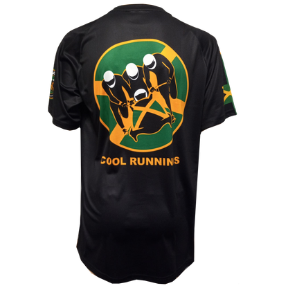 Cool Runnings Movie Jamaica Bobsled Official Performance 1988 Replica Jersey - Black