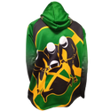 Jamaica Bobsled Officially Licensed Authentic Cool Runnings  Performance  Hoody - Green Fade