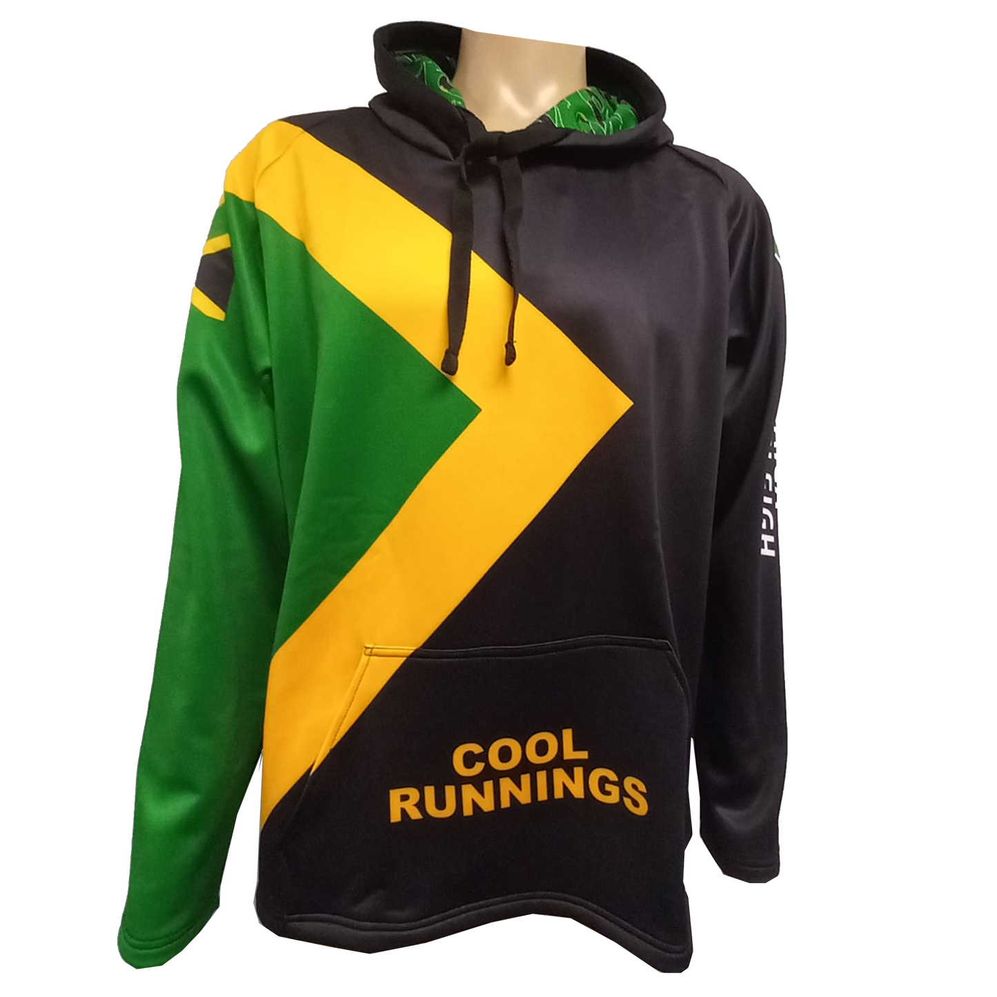 Cool Runnings Movie Jamaica Bobsled Official Performance  1988 Replica Hoody - Black