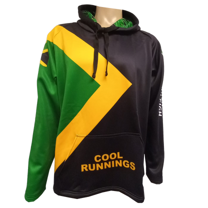 Cool Runnings Movie Jamaica Bobsled Official Performance  1988 Replica Hoodie - Black